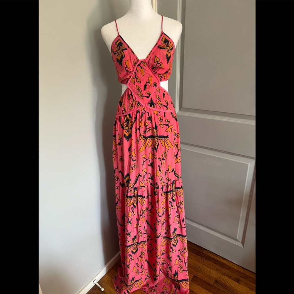 BA&SH Caloma Cutout Maxi Dress